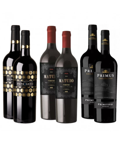 Zestaw Degustacyjny 3 Króli Primitivo