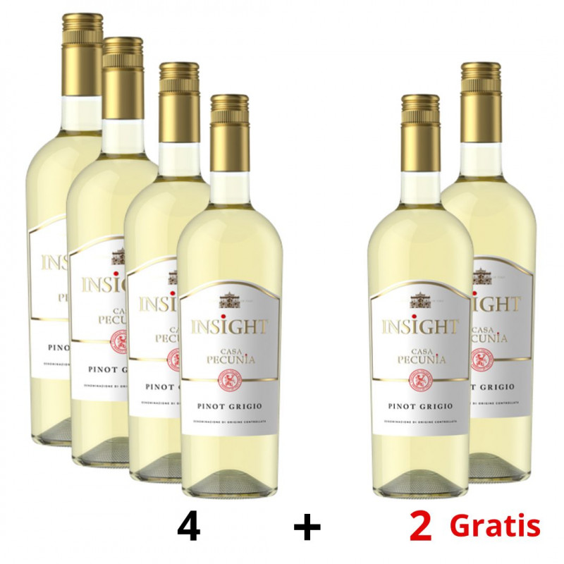 Zestaw Degustacyjny Pinot Grigio 4+2 Gratis