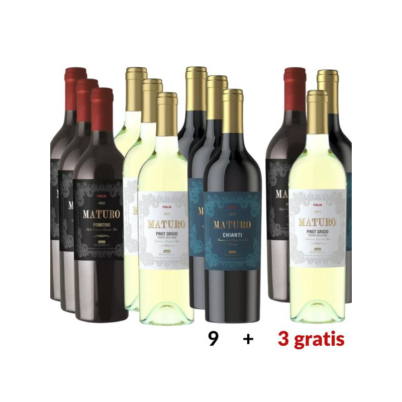 Zestaw Degustacyjny Łowcy Włoskich Okazji 9+3 Gratis Zestaw Degustacyjny Łowcy Włoskich Okazji 9+3 Gratis