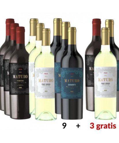 Zestaw Degustacyjny Łowcy Włoskich Okazji 9+3 Gratis