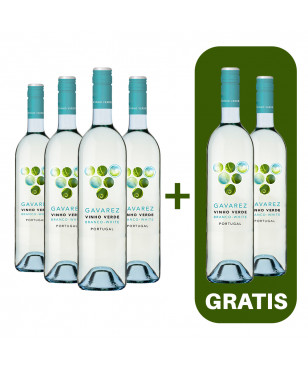 Gavarez Vino Verde 4 + 2 GRATIS