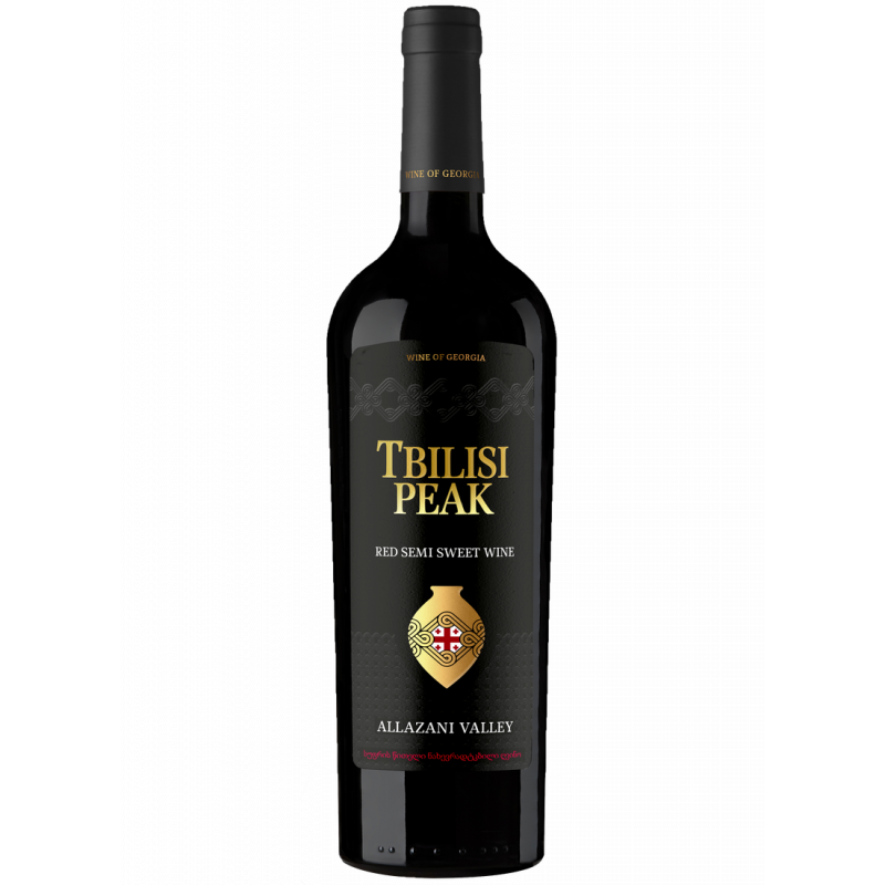 TBILISI PEAK SEMI SWEET RED ALAZANI VALLEY 0,75L