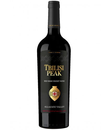 TBILISI PEAK SEMI SWEET RED ALAZANI VALLEY 0,75L
