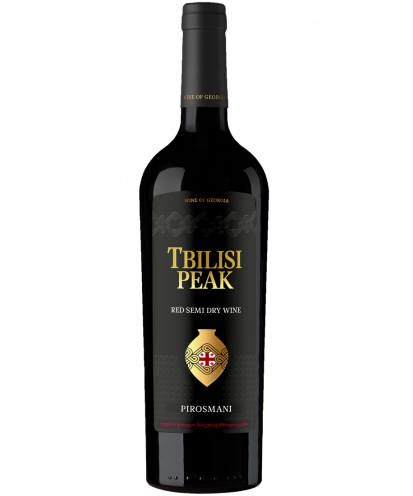 TBILISI PEAK SEMI DRY RED PIROSMANI 0,75L