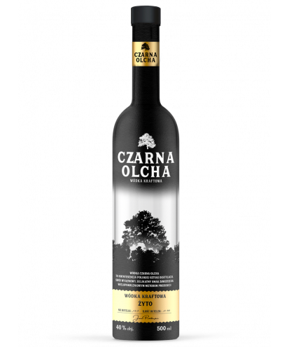 CZARNA OLCHA WÓDKA KRAFTOWA ŻYTO 0,5L