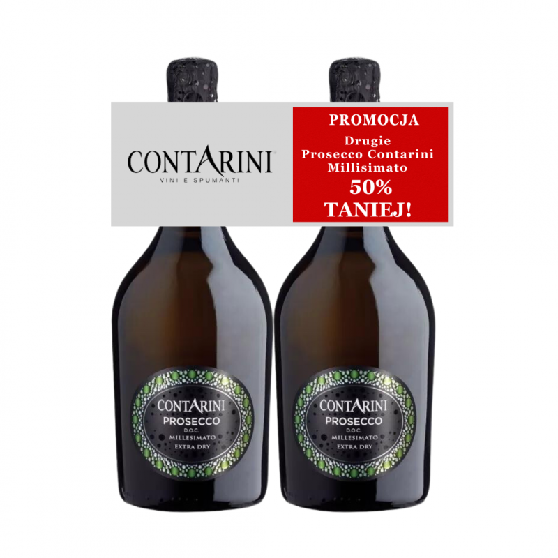Zestaw Duopack Contarini Millesimato 0,75l