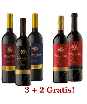 Zestaw Degustacyjny Pena Tejo Czerwony 3+2 Gratis