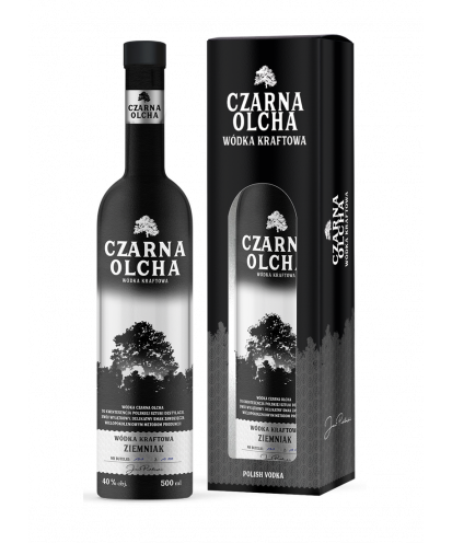 CZARNA OLCHA WÓDKA KRAFTOWA ZIEMNIAK 0,5L + KATRONIK