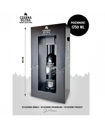 Czarna Olcha Wódka Kraftowa Ziemniak 1,75 l + Karton