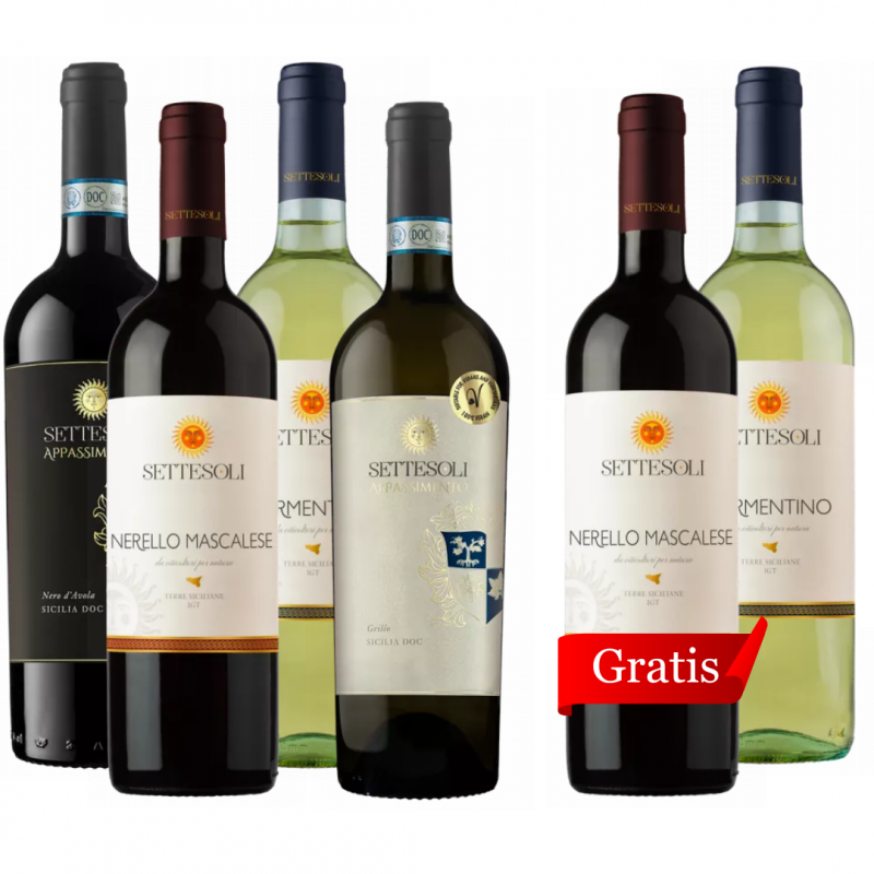 Zestaw Degustacyjny Settesoli 4+2 Gratis