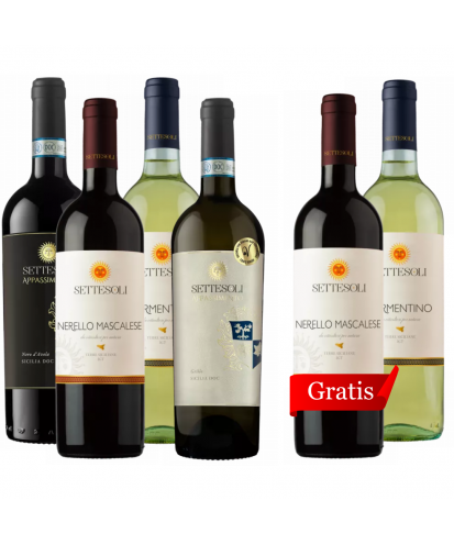 Zestaw Degustacyjny Settesoli 4+2 Gratis