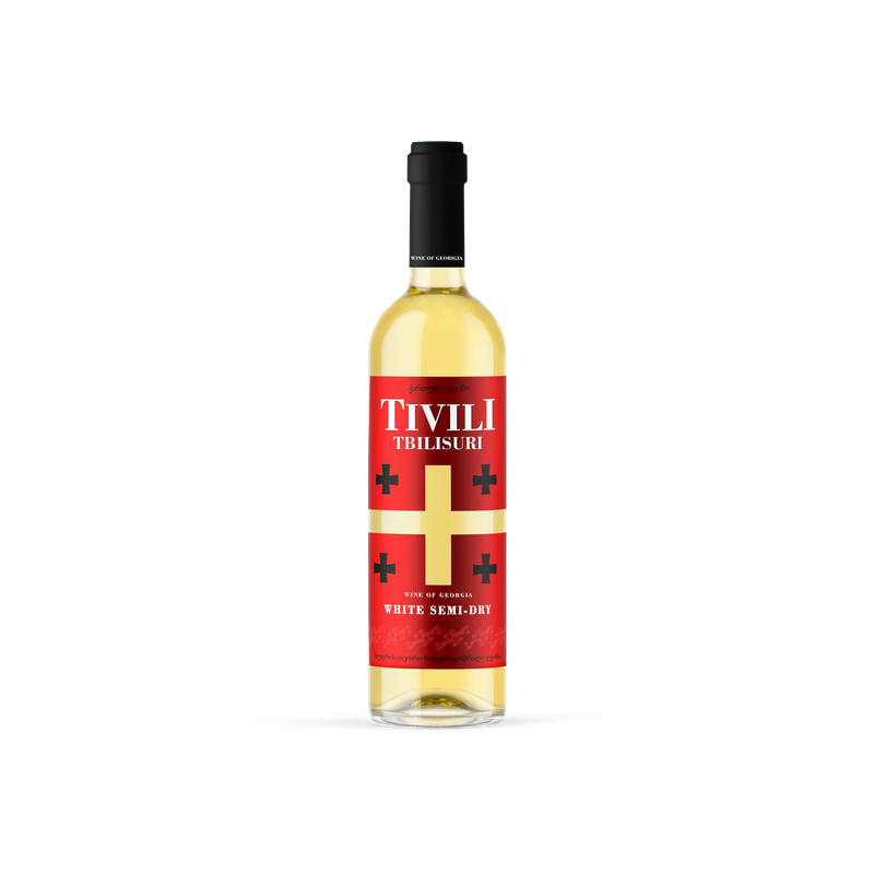 TBILISURI TIVILI SEMI DRY WHITE 0,75L