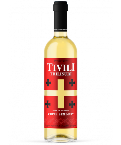TBILISURI TIVILI SEMI DRY WHITE 0,75L