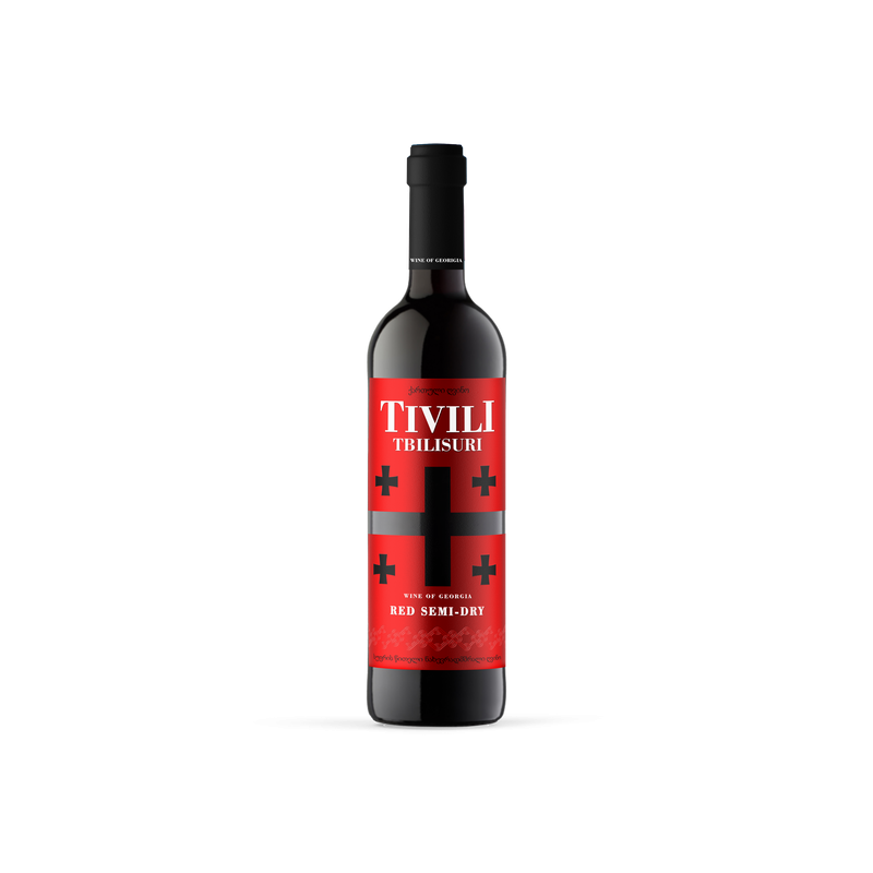 TBILISURI TIVILI SEMI DRY RED 0,75L