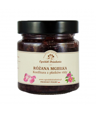 Płatki róży konfitura Różana mgiełka 240 g