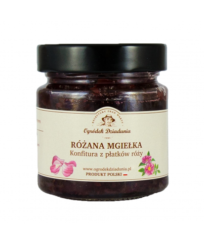Płatki róży konfitura Różana mgiełka 240 g