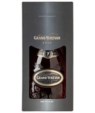 Brandy Grand Yerevan 'Knar' 7 Year Old 0,5L + Gift Box - 4