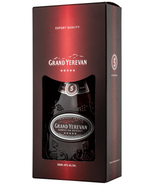 Brandy Grand Yerevan 5 Year Old  0,5L + Gift Box - 5