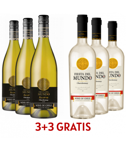 Zestaw Degustacyjny Fiesta del Mundo 3+3 Gratis