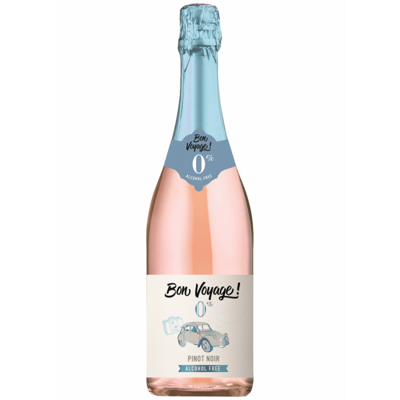 BON VOYAGE PINOT NOIR ALCOHOL FREE SPARKLING 0,75L BON VOYAGE PINOT NOIR ALCOHOL FREE SPARKLING 0,75L