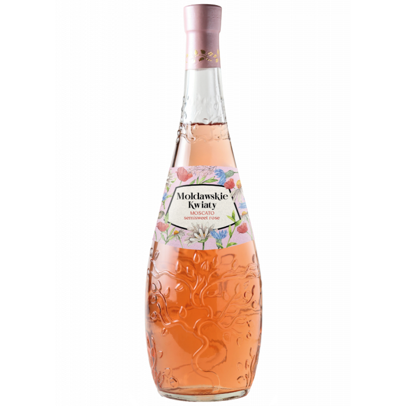 Kwiaty Mołdawskie Muscato Rose 0,75l