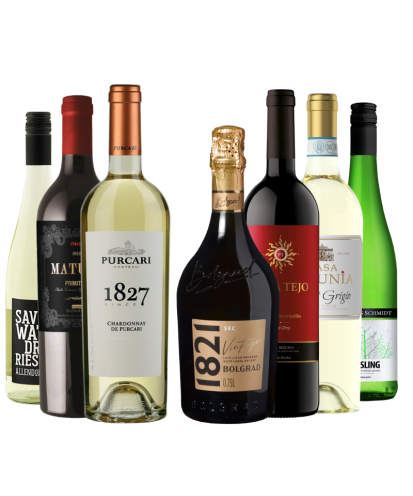 Zestaw Degustacyjny Białe i Czerwone 3+4 Gratis