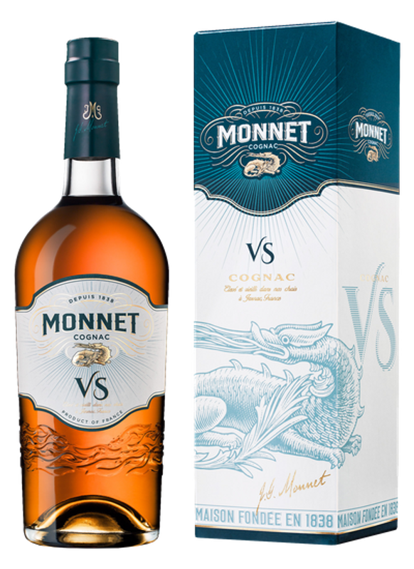 Cognac Monnet VS + gift Box