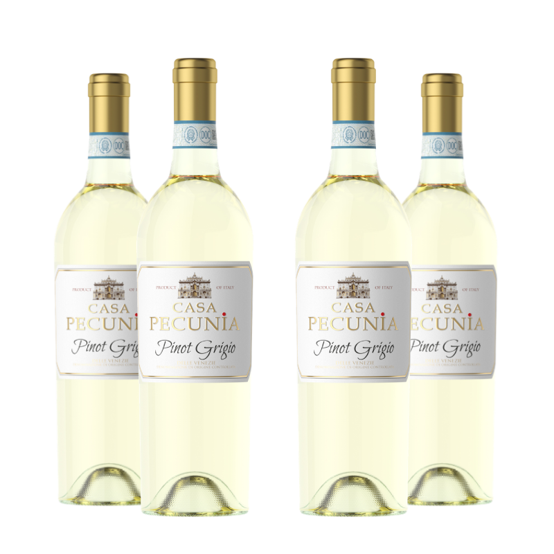 Zestaw Limitowany Casa Pecunia Pinot Grigio 2+2 Gratis Zestaw Limitowany Casa Pecunia Pinot Grigio 2+2 Gratis
