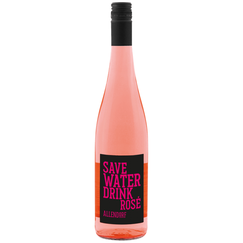 SAVE WATER DRINK ROSE 0,75L