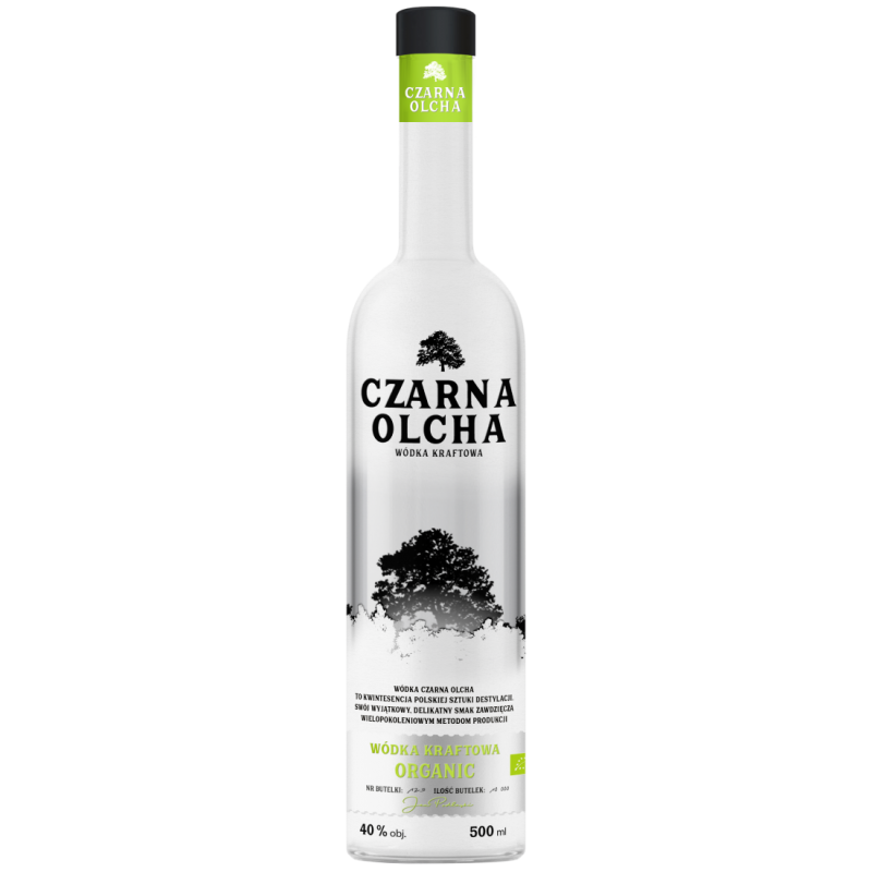 CZARNA OLCHA WÓDKA KRAFTOWA ORGANIC 0,5L CZARNA OLCHA WÓDKA KRAFTOWA ORGANIC 0,5L