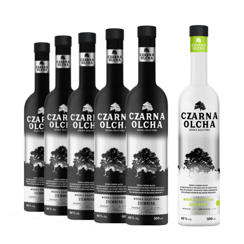 Zestaw Degustacyjny Czarna Olcha Ziemniak 5+1 Organic Gratis