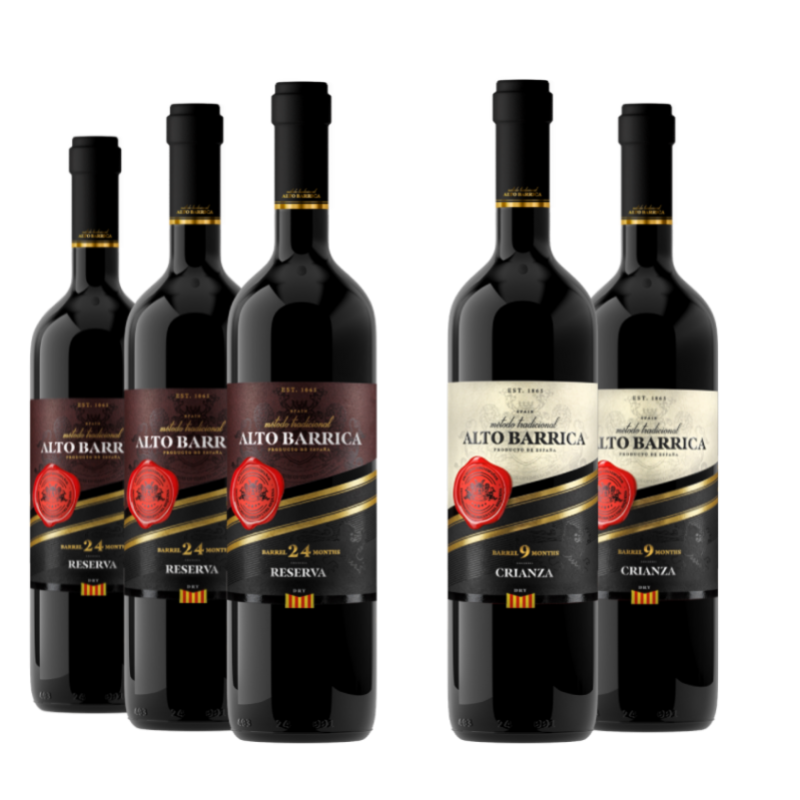 Zestaw Degustacyjny Alto Barrica 3+2 Gratis Zestaw Degustacyjny Alto Barrica 3+2 Gratis