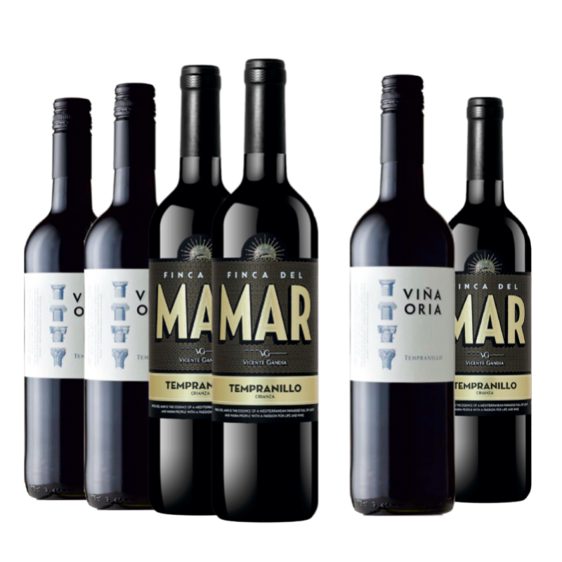 Zestaw Degustacyjny Hiszpański Tempranillo 4+2 Gratis