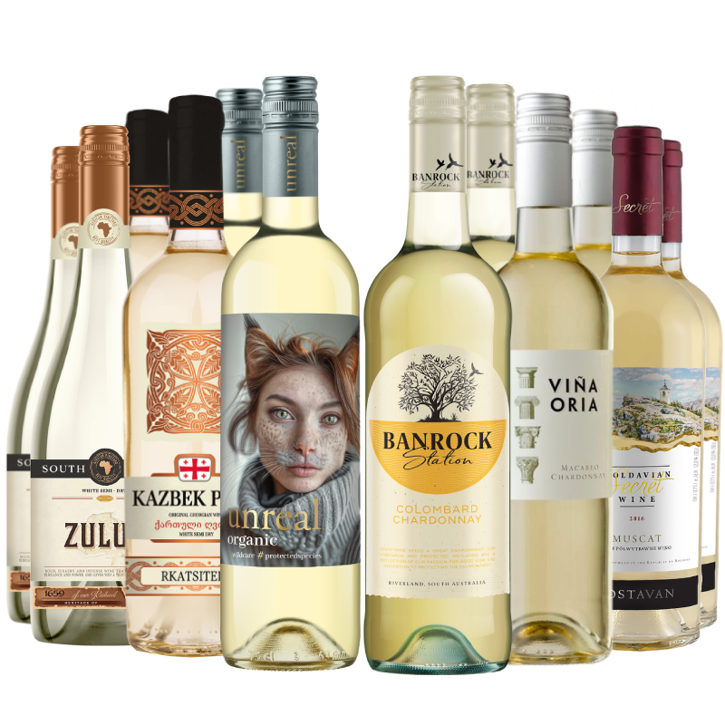 Zestaw Degustacyjny Półwytrawny Mix Biały Zestaw Degustacyjny Półwytrawny Mix Biały