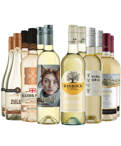 Zestaw Degustacyjny Półwytrawny Mix Biały