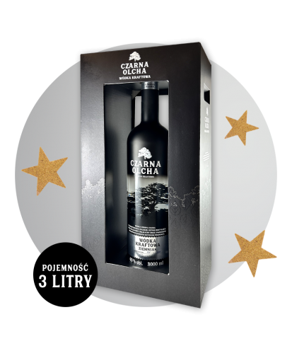Czarna Olcha Wódka Kraftowa Ziemniak 3 l + Karton