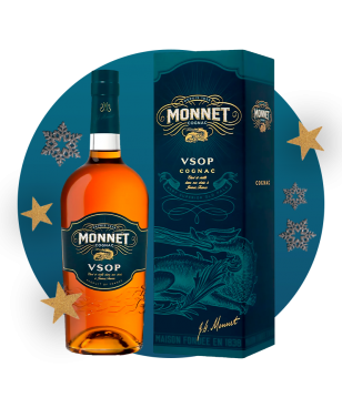 Cognac  Monnet VSOP  + Gift Box