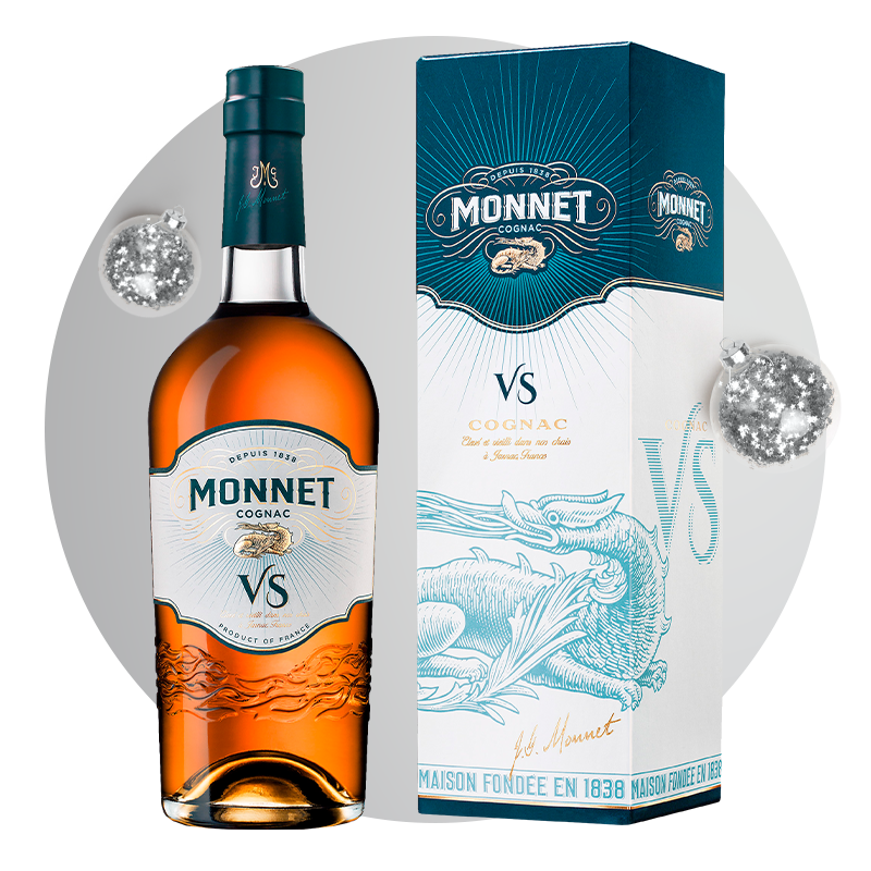 Cognac Monnet VS + gift Box