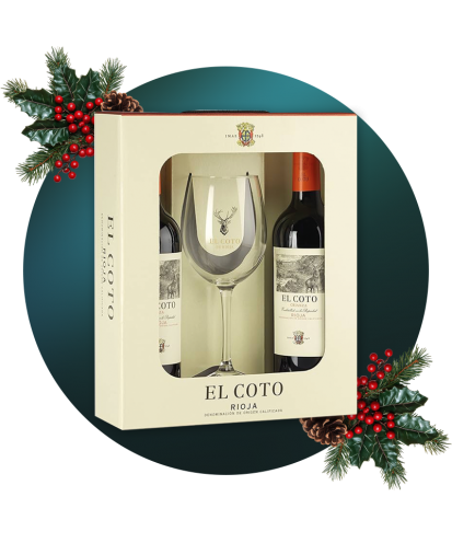 EL COTO CRIANZA 2021  2 x 0,75L + 1 KIELISZEK
