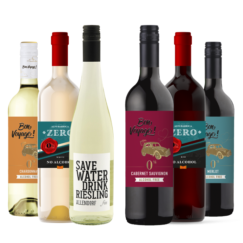 Zestaw degustacyjny Biało-Czerwony Bezalkoholowy