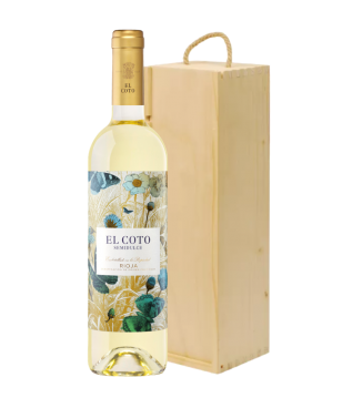 Zestaw na Dzień Kobiet Wino El Coto Semi-Dulce + Skrzynka Eco - 2