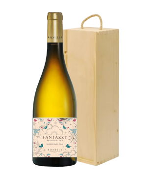 Zestaw na Dzień Kobiet Wino Fantazzy Passion Blend Blanc + Skrzynka Eco - 2