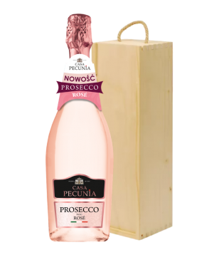 Zestaw na Dzień Kobiet Wino Casa Pecunia Prosecco Rose + Skrzynka Eco - 2