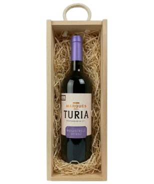 Zestaw na Dzień Kobiet Wino Marques Del Turia Monastrell & Shiraz + Skrzynka Eco