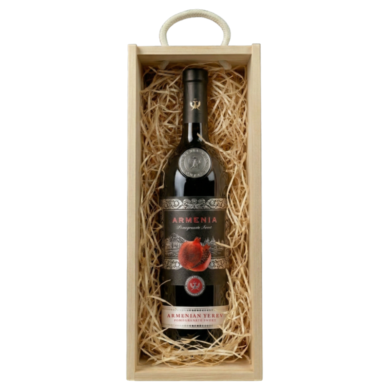 Zestaw na Dzień Kobiet Wino Armenia Pomegranate + Skrzynka Eco Zestaw na Dzień Kobiet Wino Armenia Pomegranate + Skrzynka Eco