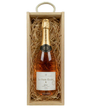 Zestaw na Dzień Kobiet Wino Le Petit Etoile Rose (0%) + Skrzynka Eco