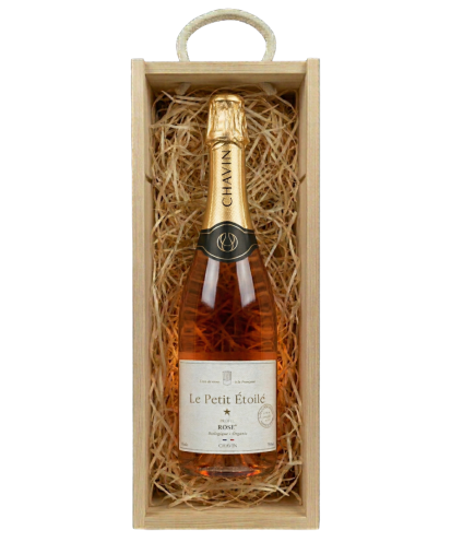 Zestaw na Dzień Kobiet Wino Le Petit Etoile Rose (0%) + Skrzynka Eco