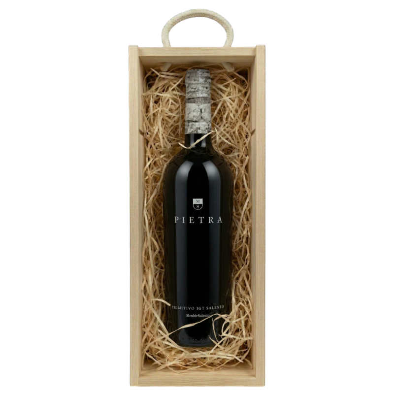 Zestaw na Dzień Kobiet Wino Pietra Primitivo + Skrzynka Eco Zestaw na Dzień Kobiet Wino Pietra Primitivo + Skrzynka Eco