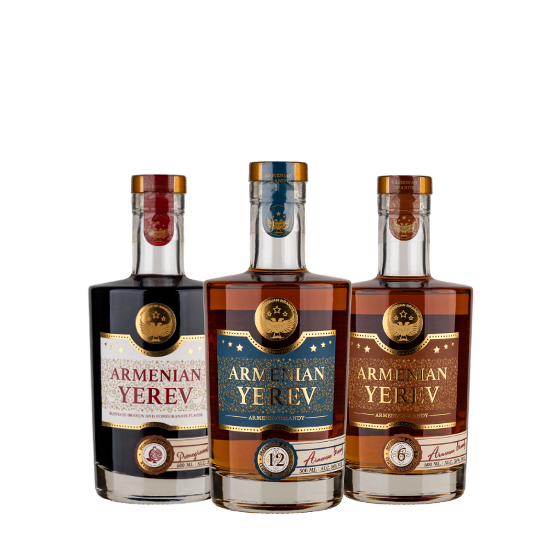 Zestaw degustacyjny Brandy Armenian Yerev Zestaw degustacyjny Brandy Armenian Yerev