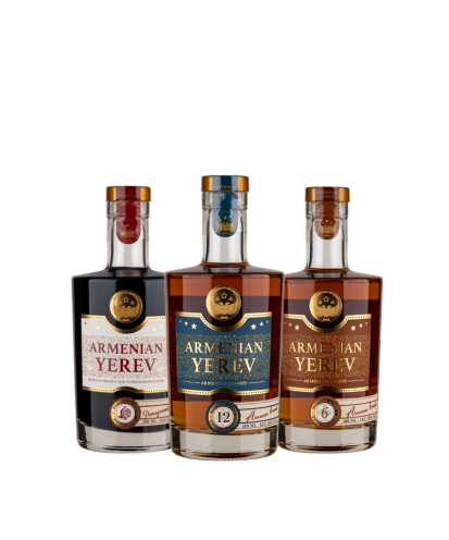 Zestaw degustacyjny Brandy Armenian Yerev